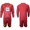 Maillot de Gardien à Manches Longues Borussia Dortmund 22-23 Rouge Pour Enfant